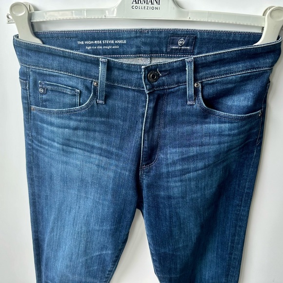 EUC AG for Anthropologie The Stevie High-Rise Skinny
Ankle Jeans, size 26 R - Picture 4 of 9